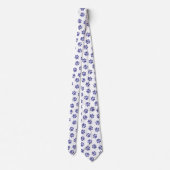Doodle Paws, Hondenpoten, Navy Blue Paws Stropdas (Achterkant)