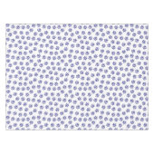 Doodle Paws, Hondenpoten, Navy Blue Paws Tafelkleed (Voorkant (Horizontaal))