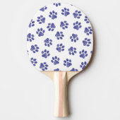 Doodle Paws, Hondenpoten, Navy Blue Paws Tafeltennisbatje (Voorkant)