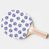 Doodle Paws, Hondenpoten, Navy Blue Paws Tafeltennisbatje (Zijkant)