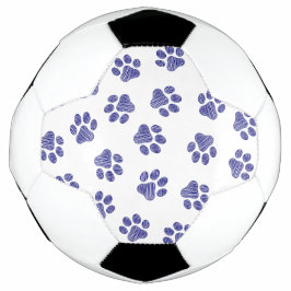 Doodle Paws, Hondenpoten, Navy Blue Paws Voetbal
