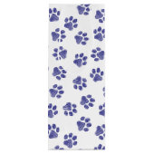 Doodle Paws, Hondenpoten, Navy Blue Paws Wijn Cadeautas (Achterkant)