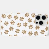 Doodle Paws, Hondenpoten, Sinaasappel Gold Paws Case-Mate iPhone Case (Achterkant (horizontaal))