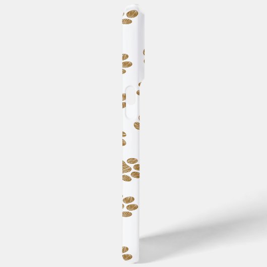 Doodle Paws, Hondenpoten, Sinaasappel Gold Paws Case-Mate iPhone Case (Achterkant / Rechts)