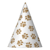 Doodle Paws, Hondenpoten, Sinaasappel Gold Paws Feesthoedjes (Links)
