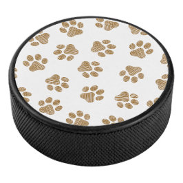 Doodle Paws, Hondenpoten, Sinaasappel Gold Paws Hockey Puck