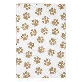 Doodle Paws, Hondenpoten, Sinaasappel Gold Paws Mini Klembord (Achterkant)