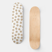 Doodle Paws, Hondenpoten, Sinaasappel Gold Paws Persoonlijk Skateboard (Voorkant)