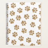 Doodle Paws, Hondenpoten, Sinaasappel Gold Paws Planner (Voorkant)