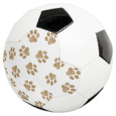Doodle Paws, Hondenpoten, Sinaasappel Gold Paws Voetbal (Drie kwart)