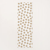 Doodle Paws, Hondenpoten, Sinaasappel Gold Paws Yogamat (Achterkant)