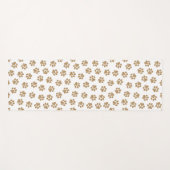 Doodle Paws, Hondenpoten, Sinaasappel Gold Paws Yogamat (Voorkant (horizontaal))