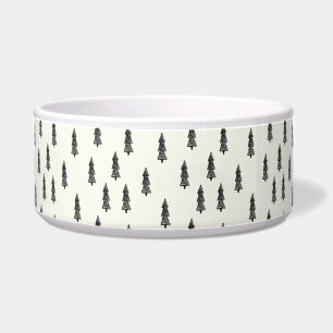 Doodle Pine Forest ⎢ Pet Bowl Voerbakje