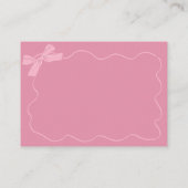 Doodle Pink Gir Baby is het brouwen van Luier Raff Informatiekaartje (Achterkant)