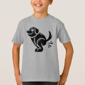 Doodle plicht de pooping pup t-shirt (Voorkant)