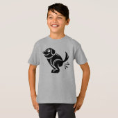 Doodle plicht de pooping pup t-shirt (Voorkant volledig)