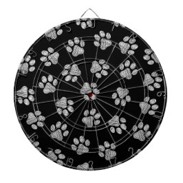 Doodle Pootjes, Hondenpoten, Witte Pootjes Dartbord