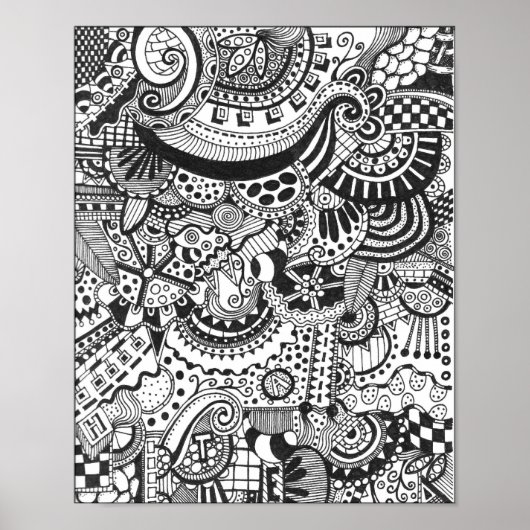 DOODLE POSTER (Voorkant)