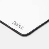 Doodle Pug Joy: personaliseer met je woorden Bureaumat (Hoek)