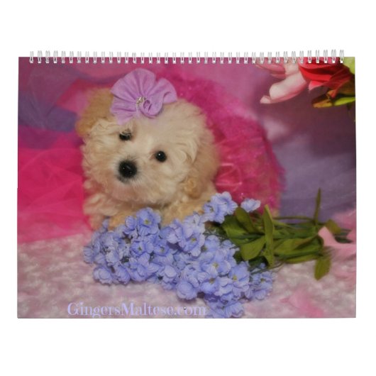 Doodle Puppy Dog Agenda Kalender (Achterkant)