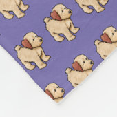 Doodle Puppy Fleece Deken (Hoek)