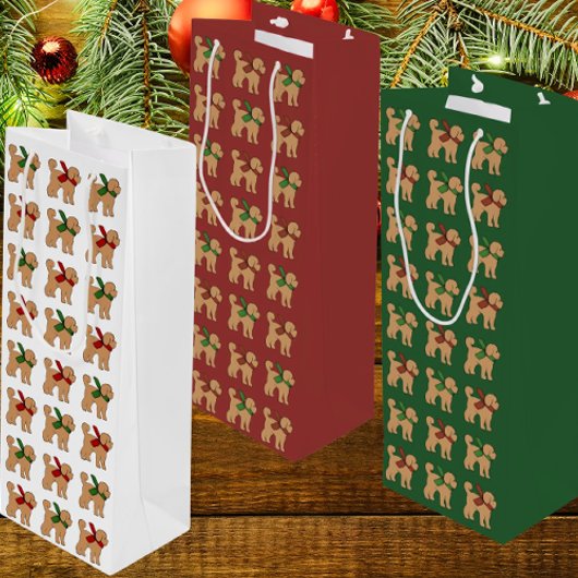 Doodle Puppy Hond Kerstvakantie Medium Cadeauzakje