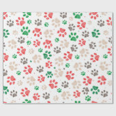 Doodle Pw drukt kerstmis af Cadeaupapier (Vlak)