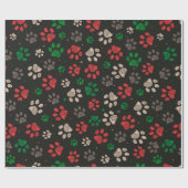 Doodle Pw drukt kerstmis af Cadeaupapier (Vlak)