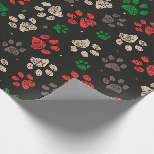 Doodle Pw drukt kerstmis af Cadeaupapier (Hoek)