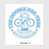 Doodle Rail Trail (fietsen) Sticker (Vel)