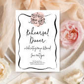 Doodle repetitie diner kaart