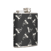 Doodle Sailboat Pattern Heupfles (Rechts)