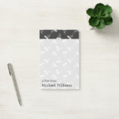 Doodle Sailboat Pattern | Jouw namen toevoegen Post-it® Notes (Kantoor)