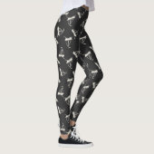 Doodle Sailboat Pattern Leggings (Rechts)
