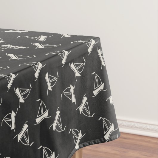 Doodle Sailboat Pattern Tafelkleed (Voorbeeld)
