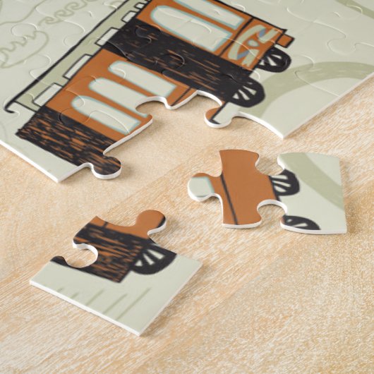 Doodle San Francisco Scene Legpuzzel (Zijkant)