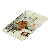 Doodle San Francisco Scene Magneet (Linkerzijde)