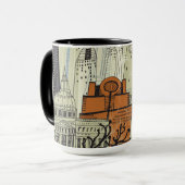 Doodle San Francisco Scene Mok (Voorkant links)