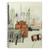 Doodle San Francisco Scene Notitieboek (Voorkant)