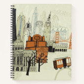 Doodle San Francisco Scene Notitieboek (Voorkant)