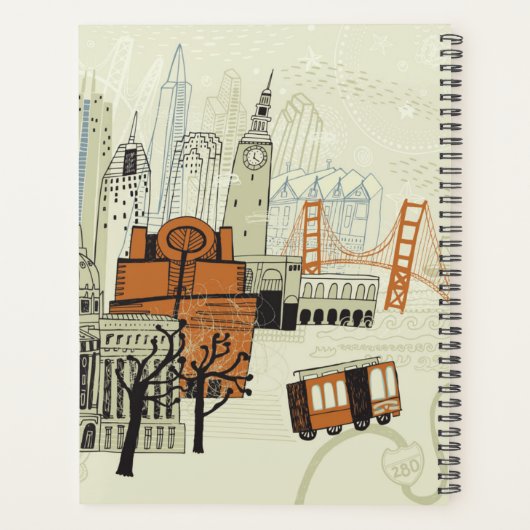 Doodle San Francisco Scene Planner (Achterkant)