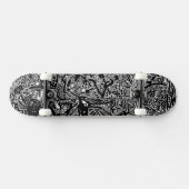 Doodle schaats skateboard (Horizontaal)