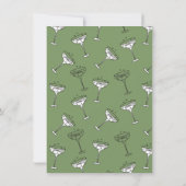 Doodle schets Funky Champagne bruiloft Kaart (Achterkant)