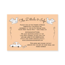 Doodle Schets Funky vogels Bruiloft Details Info