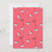 Doodle Schets Funky Wavy Edge Trouwtaart Kaart (Achterkant)