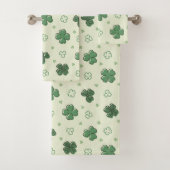 Doodle Shamrock Bad Handdoek (Insitu)