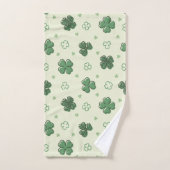 Doodle Shamrock Bad Handdoek (Handdoek)