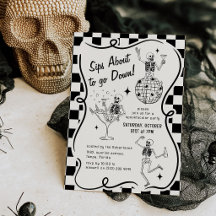 Doodle Skeletons 'Sips gaan naar beneden' Hallowee