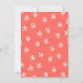 Doodle Sketch Funky Kerst Vakantie Party Kaart (Achterkant)