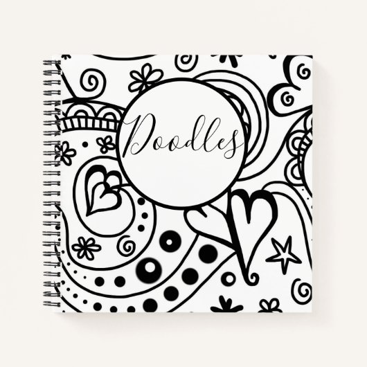 Doodle Sketch Pad Notitieboek (Voorkant)
